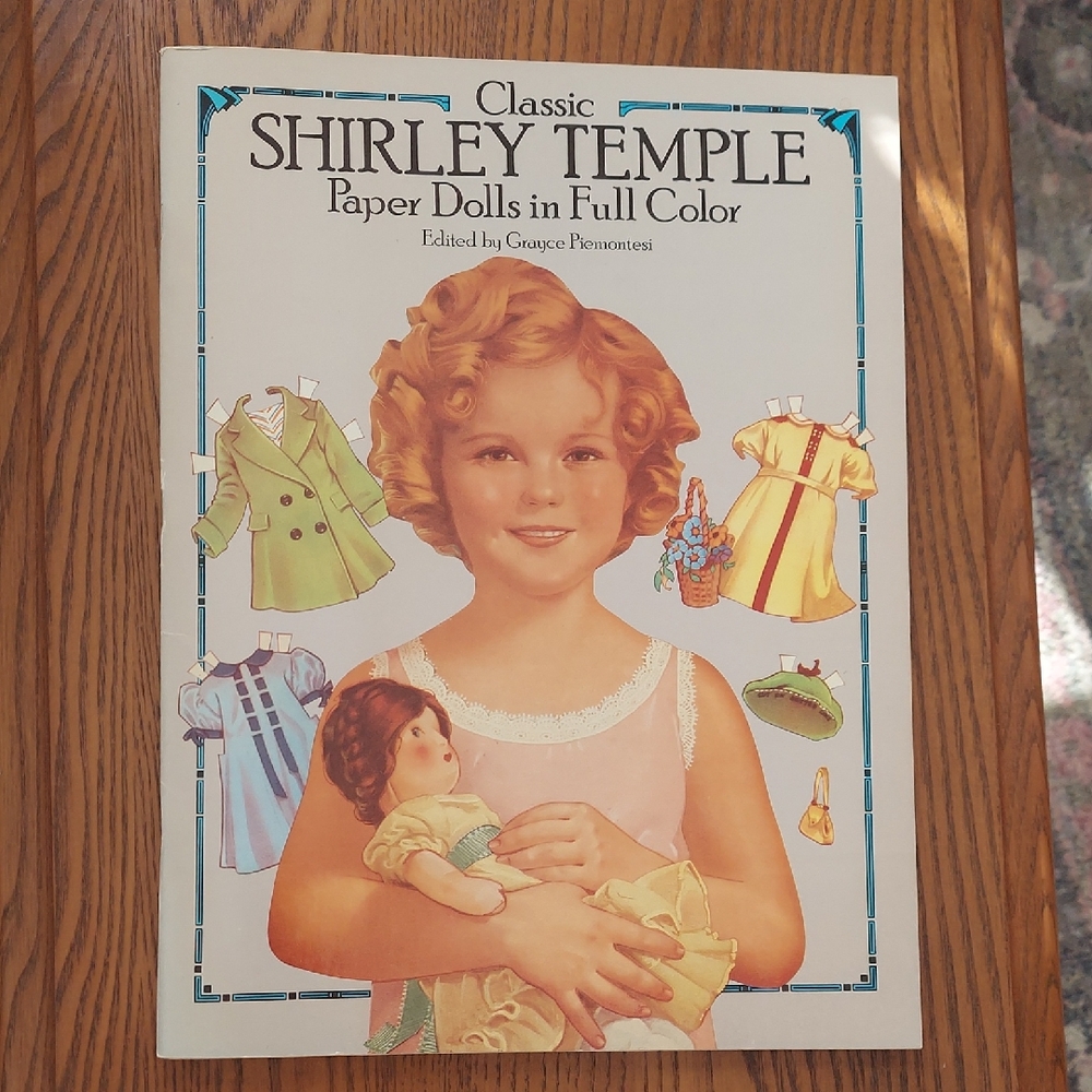Classic Shirley Temple Paper Doll Book, Never Used.